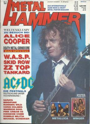 Metal Hammer (06/1991) Cover