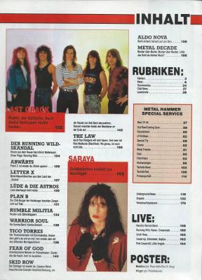 Preview: Metal Hammer (06/1991) Content b