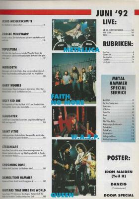 Metal Hammer 06 1992 content b