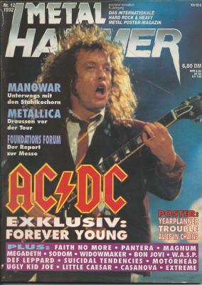 Metal Hammer 12 1992 cover