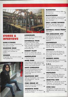 Preview: metal hammer 06-1993 content a