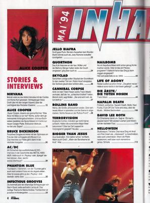 Preview: Metal Hammer 05 1994 Index a