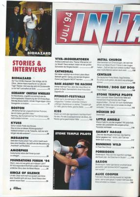 Preview: Metal Hammer 07 1994 content a