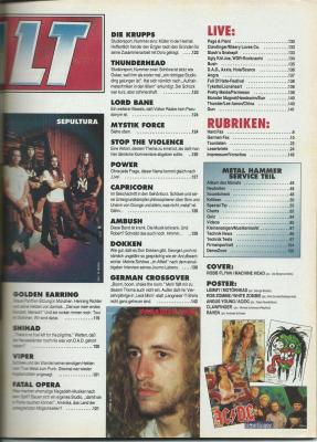 Metal Hammer -06/1995 Inhalt b