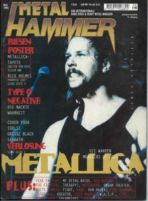 Metal Hammer 08 1995 Heftcover