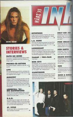 Metal Hammer 03 1995 content a