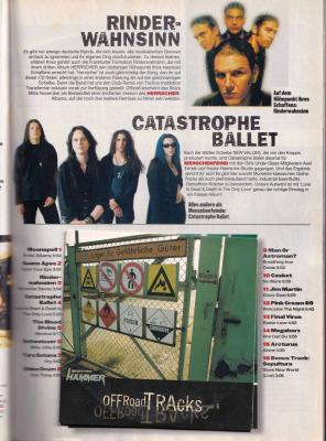 metal hammer 11 1997 content cd