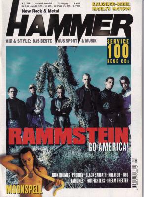 Metal Hammer 02 1998 cover