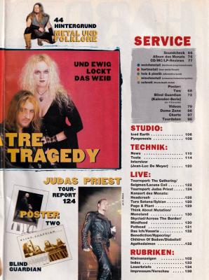 Preview: Metal Hammer 06 1998 index b