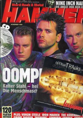 Metal Hammer 11-1999 cover cd