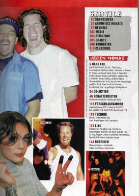 Metal Hammer 12-1999 Inhalt b