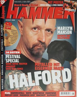 Metal Hammer 08 2000 cover
