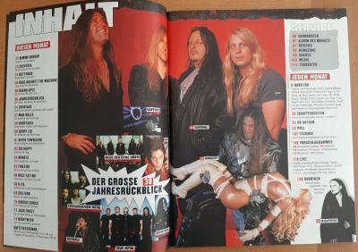 Metal Hammer 01 2001 Inhalt a