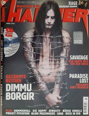 Metal Hammer 03 2001 Heftcover