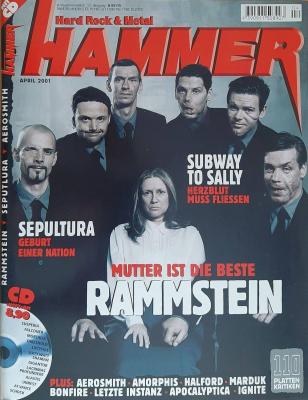 Metal Hammer 04 2001 Heftcover