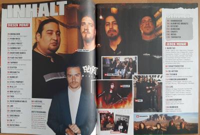 Metal Hammer 05 2001 Inhalt a