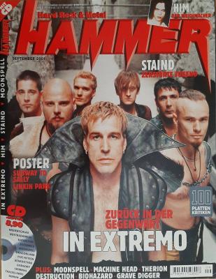 Metal Hammer 09 2001 cover