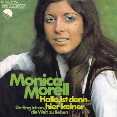 Monica Morell - Hallo ist denn hier keiner (7" Vinyl-Single)