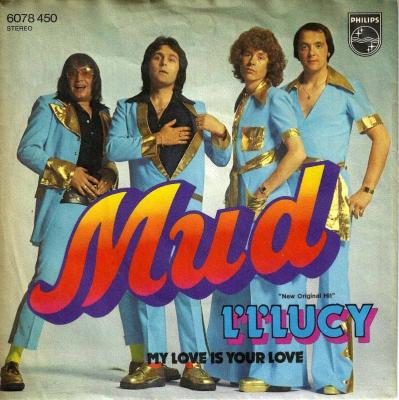 Mud - L' L' Lucy (7" Philips Vinyl-Single Germany)