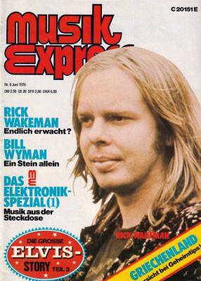 musik express 06 1976 Heftcover