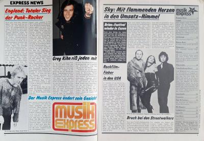 musik express 02 1978 index