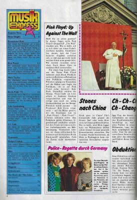 Musik-Express - December 1979 content