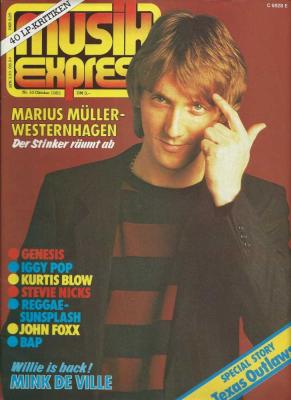 Musik-Express - Oktober 1981 Heftcover