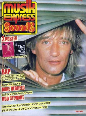 Musik-Express Sounds - October 1983 cover