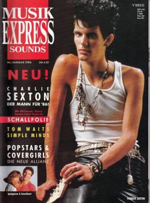 Musik-Express Sounds 01-1986 cover
