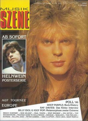 Musik Szene - issue 02/87 cover