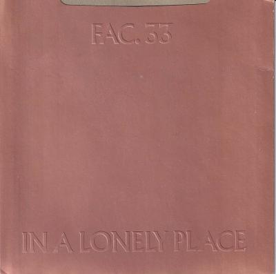 New Order - Ceremony  In A Lonely Place (7" Rueckseite UK)