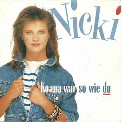 Nicki - Koana war so wie du (Picobello Single Germany)