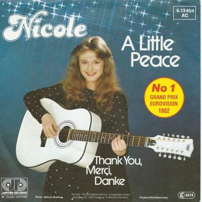 Nicole - A Little Peace (Jupiter Vinyl-Single Germany)