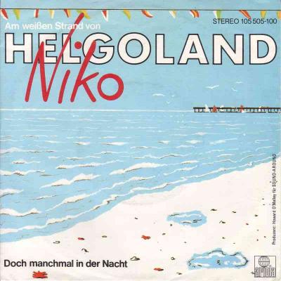 Niko - Am weissen Strand von Helgoland (Ariola Single)