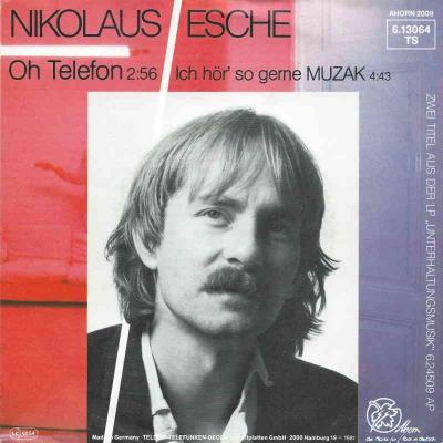 Nikolaus Esche - Oh Telefon (Ahorn Vinyl-Single Germany)