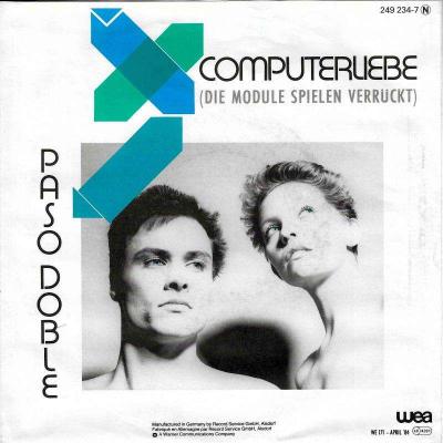 Paso Doble - Computerliebe (7" WEA Vinyl-Single Germany)