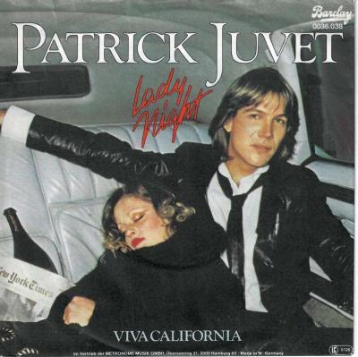 Patrick Juvet - Lady Night (7" Vinyl-Single Germany)