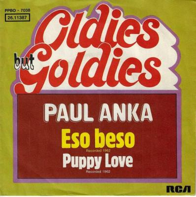 Paul Anka - Eso Beso  Puppy Love (7" Single Germany)