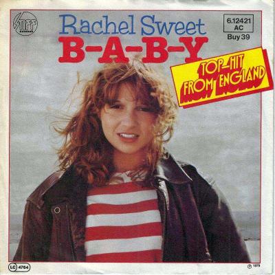 Rachel Sweet - B-A-B-Y (7" Stiff Vinyl-Single Germany)