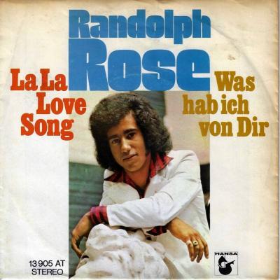 Randolph Rose - La La Love Song (7" Hansa Vinyl-Single)