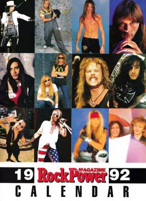 Rock Power 12 1991 Kalender 4