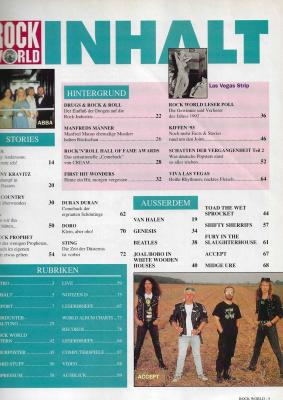 Rock World 03/1993 content