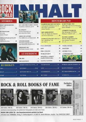 Rock World 06/1993 content