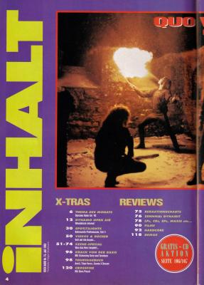 Preview: rock hard 07 1993 Index a