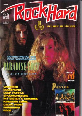 rock hard 09 1993 Heftcover