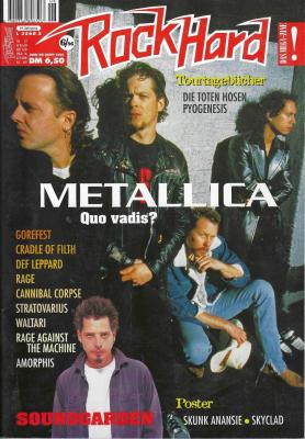 Rock Hard Nr. 109 (Juni 1996) Heftcover