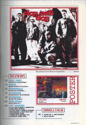 Rock Hard No. 111 (August 1996) content b