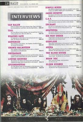 Rock Hard 116 Inhalt a