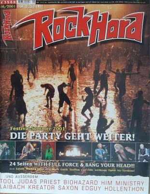 rock hard 08 2001 Heftcover