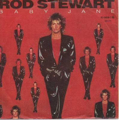 Rod Stewart - Baby Jane (7" Warner-Bros Single Germany)